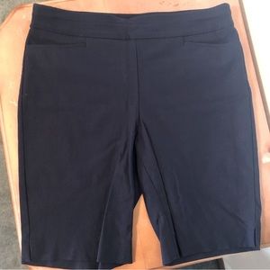 Chico's Navy Women's Shorts Bermudas